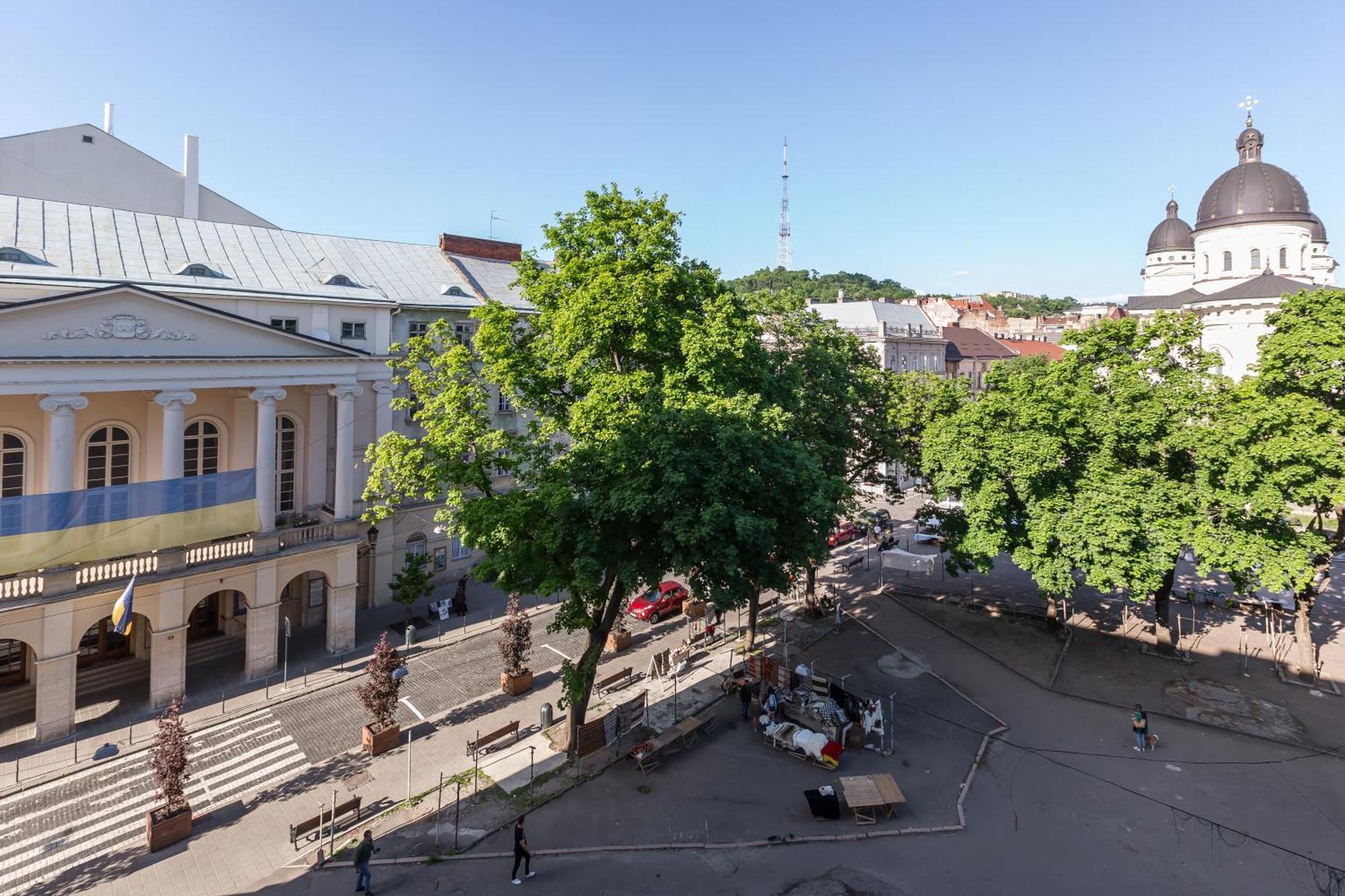Квартира Віп В Центрі На Вулиці Проспект Свободи 22 Біля Оперного Театру Біля Вернісажу Lwów Zewnętrze zdjęcie